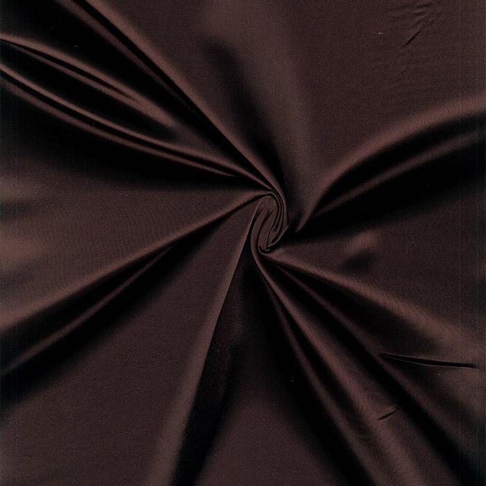 Foto de Satén ligero chamonix liso marron chocolate