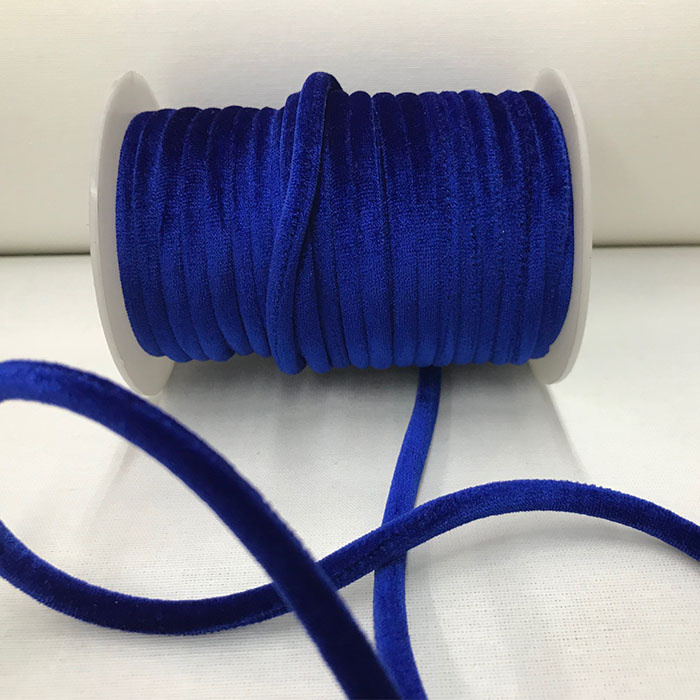 cordón de terciopelo azulón