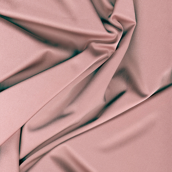 Foto de Crepé saten con elastan rosa empolvado