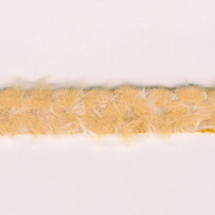 Galón de pelo amarillo, crudo 20mm