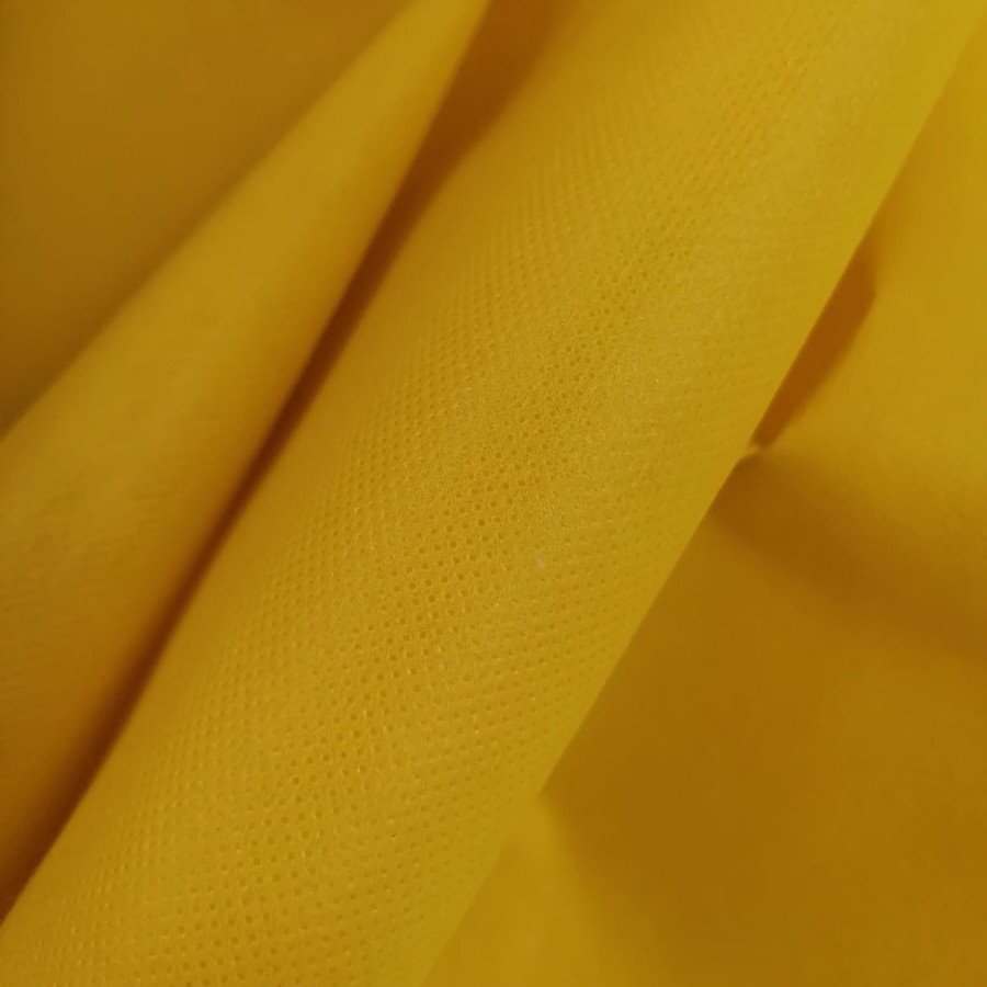 Tela sin tejer TNT spunbond, dipryl 80gr. amarillo 70cm