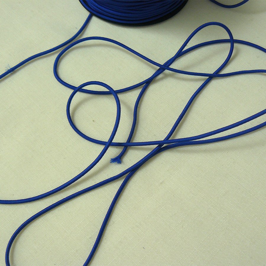 Cordón elástico azulón 2,4 mm