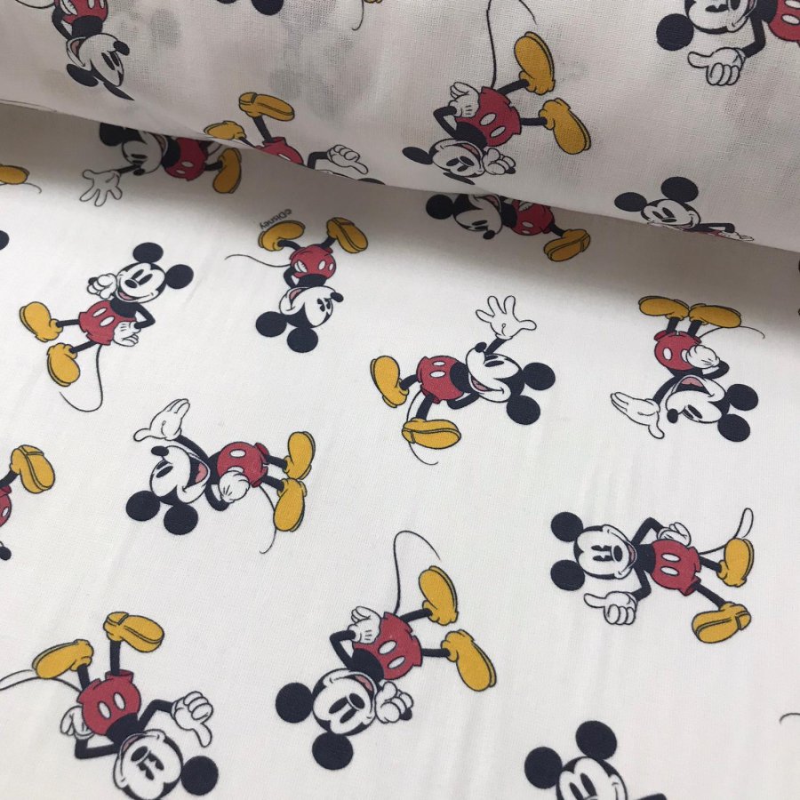 Foto de Algodón estampado Disney Mickey Mouse