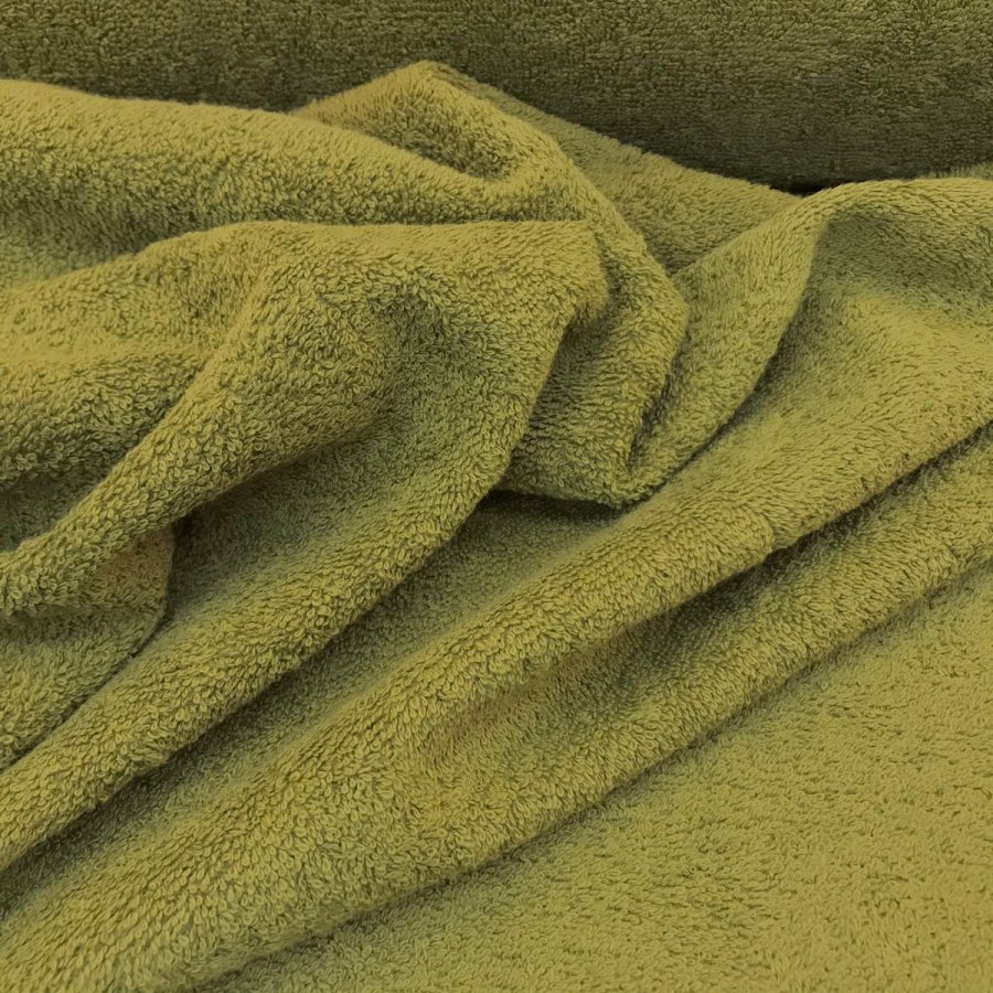 Foto de Rizo toalla 100% algodón 400gr. verde kaki