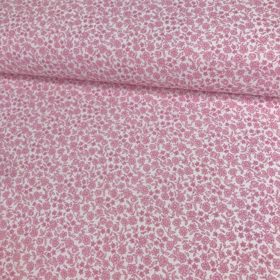 Lycra baño flor mini rosa