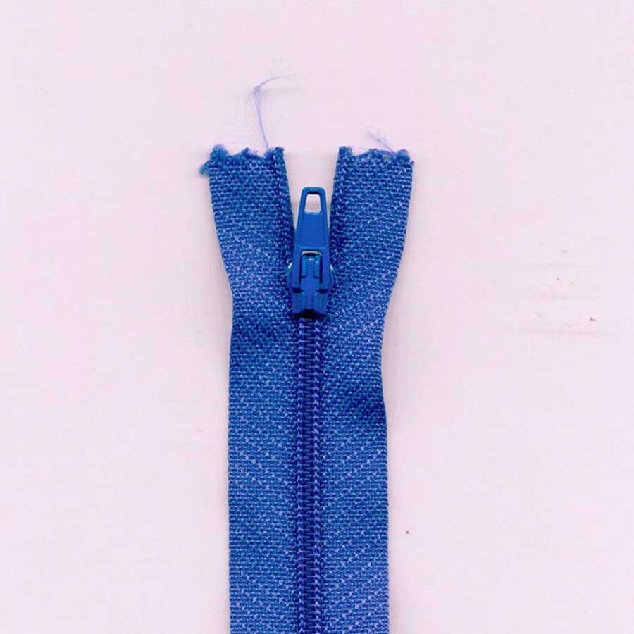 Foto de Cremallera de nylon cerrada 35cm azulón