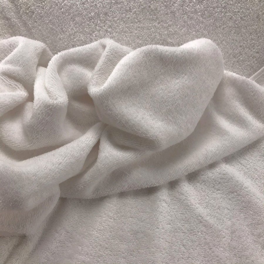 Rizo toalla 400gr 100% algodón blanco