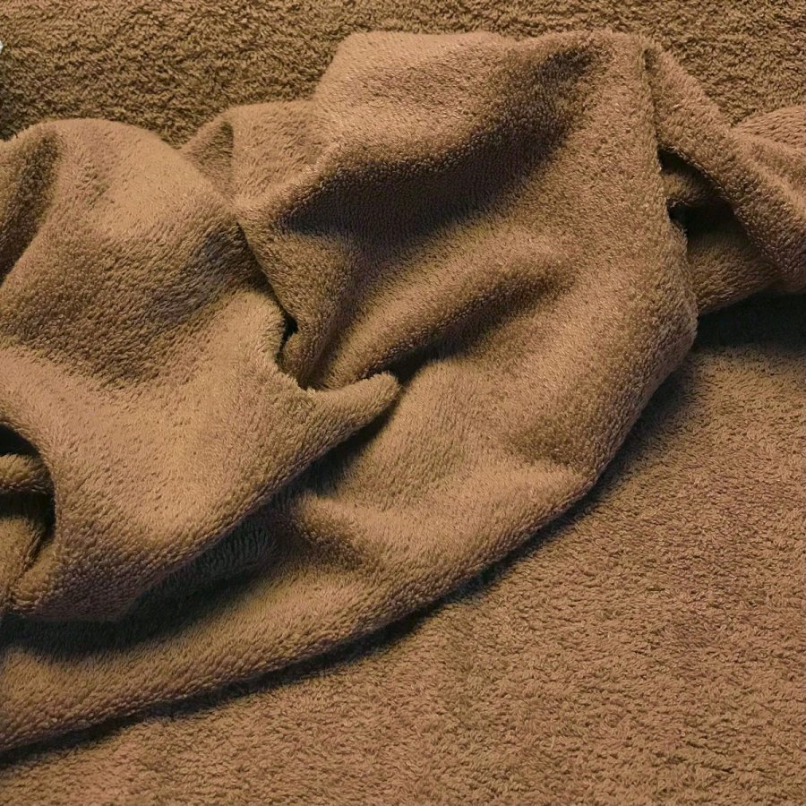 Rizo toalla 400gr 100% algodón topo
