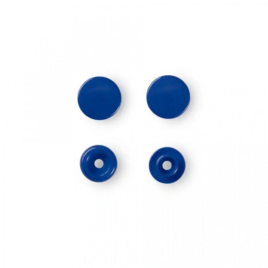 Botón presión color Snaps diámetro 12,4 azul real 30pz