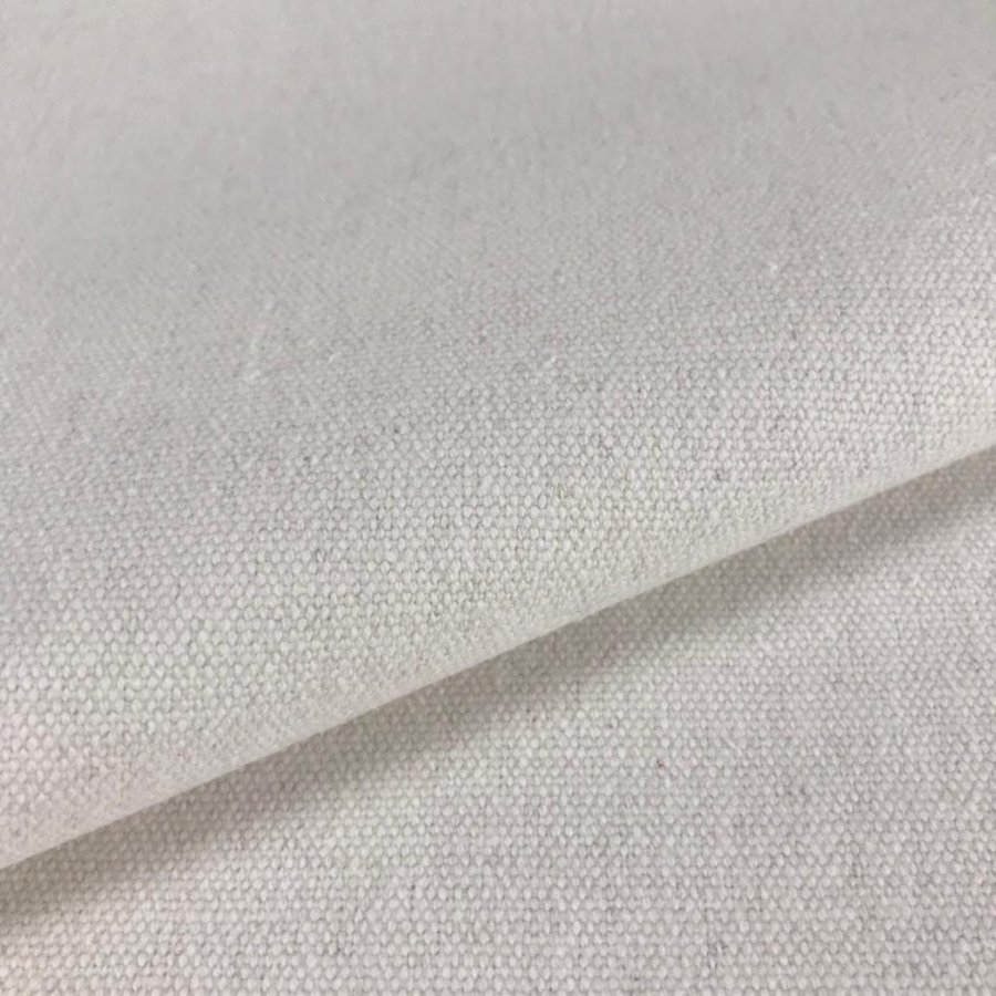 Tela de Algodón Rústico Liso Blanco - La Trama Fabrics